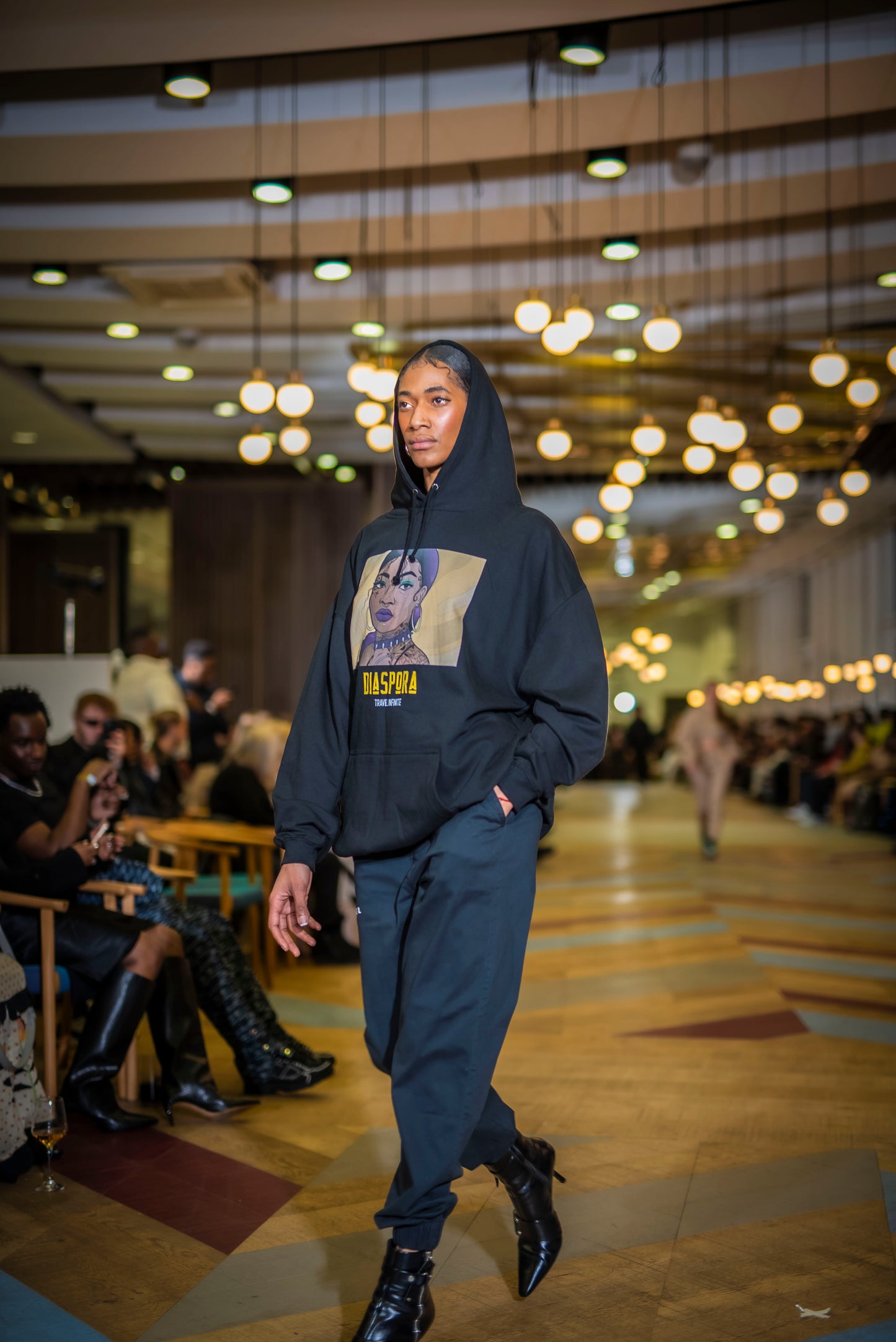 Travel Infinite Black Diaspora Queen Hoodie - a98bae - Travel Infinite