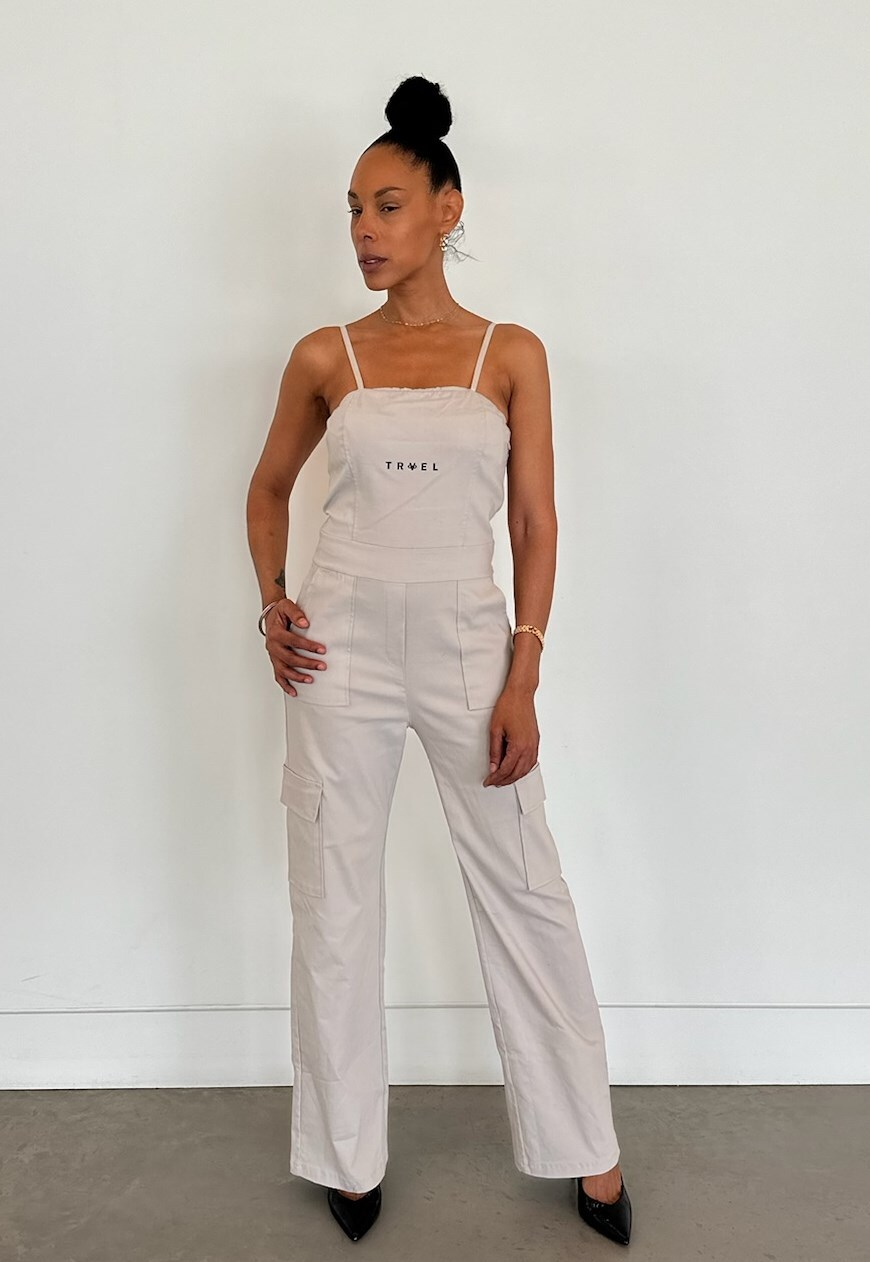 Travel Infinite Cargo Body Suit (Beige)