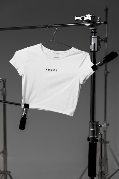 Travel Infinite White Crop Top