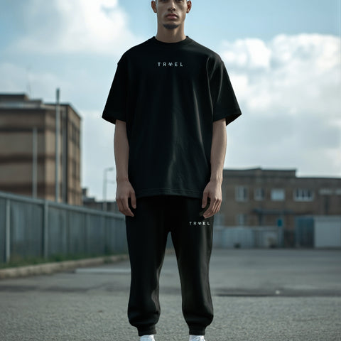 Black Fitness Tracksuit