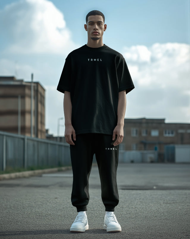 Black Fitness Tracksuit