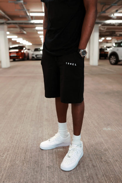Black Travel Infinite Shorts